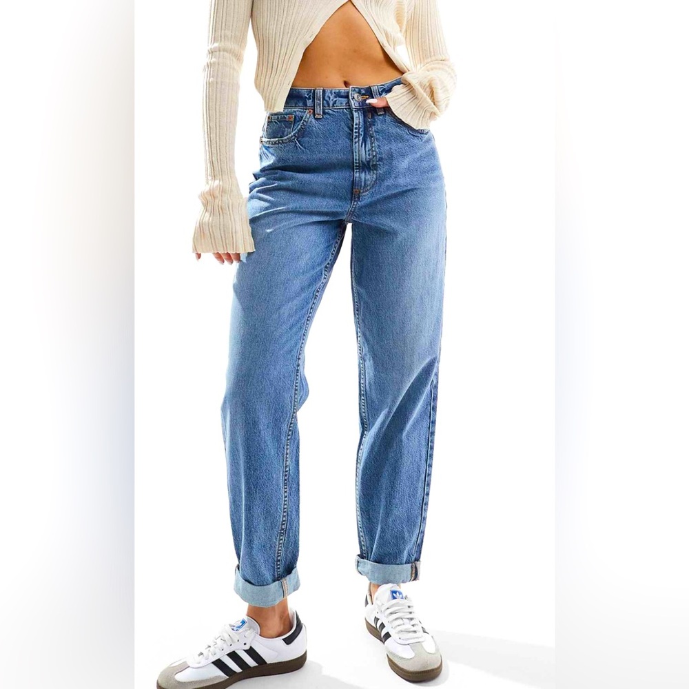 new • topshop original high-waist 'mom' jeans